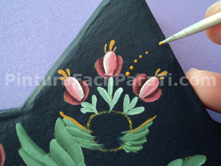 hindeloopen-art pinturas-de-flores