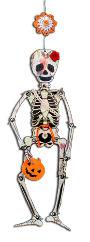 Como Hacer un Esqueleto Vintage para Halloween – Pintura Facil